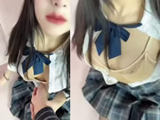 模特兒譚小靈私房性感短裙黑絲